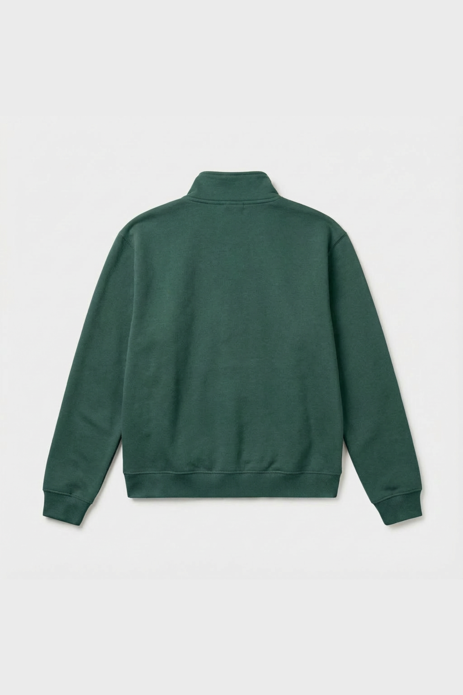 Green Quarter Zip-Up Sweatshirt