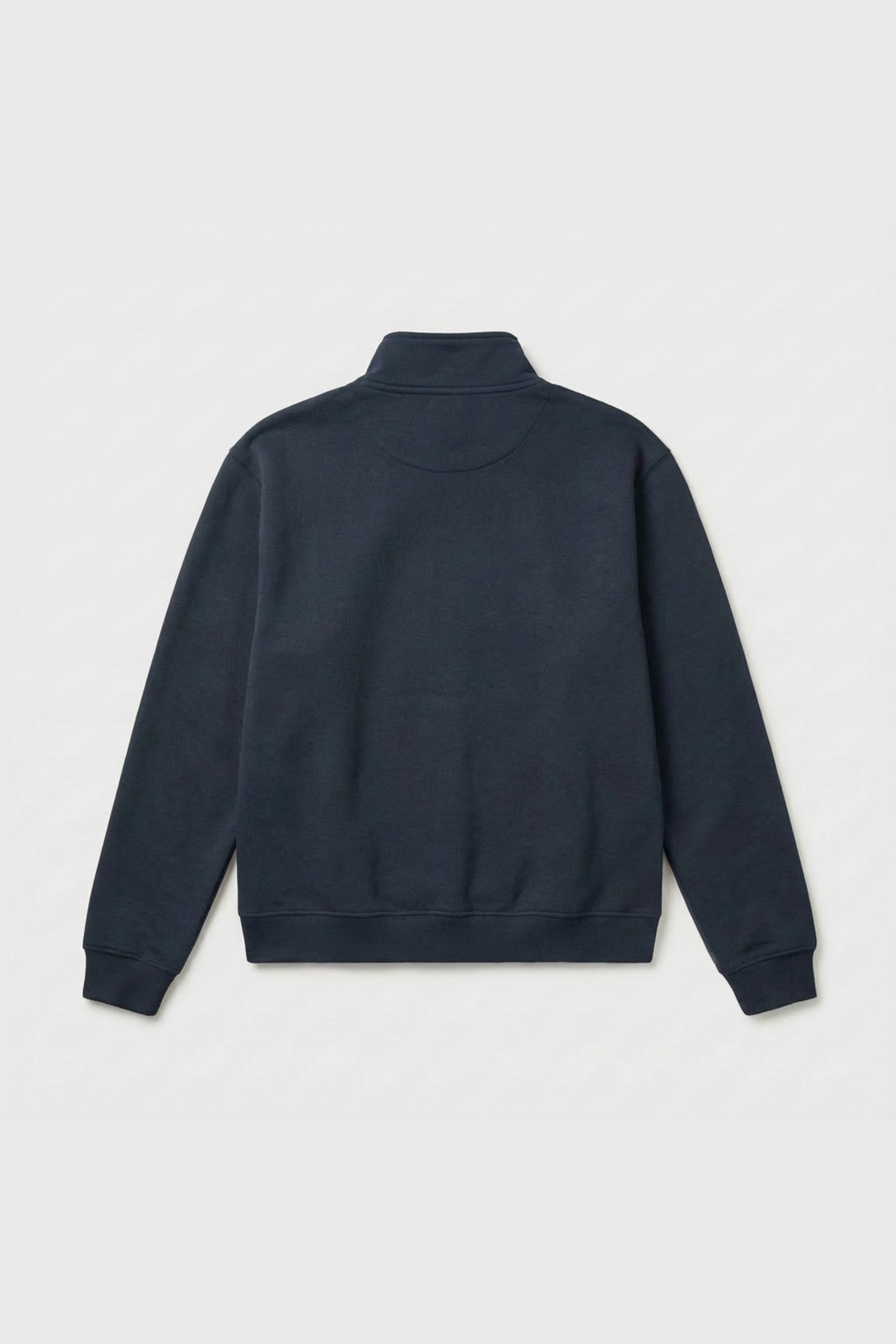Navy Quarter Zip-Up Sweatshirt