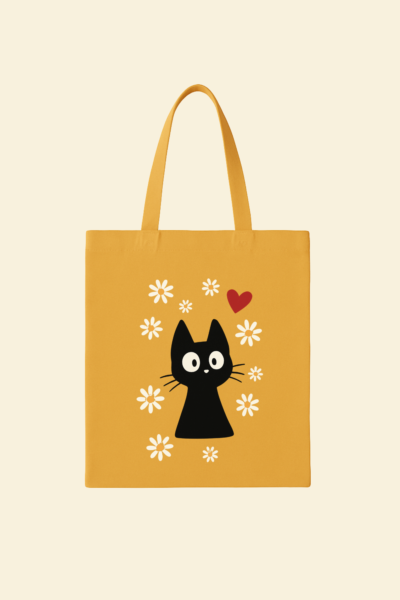 Confused Cat Canvas Bag