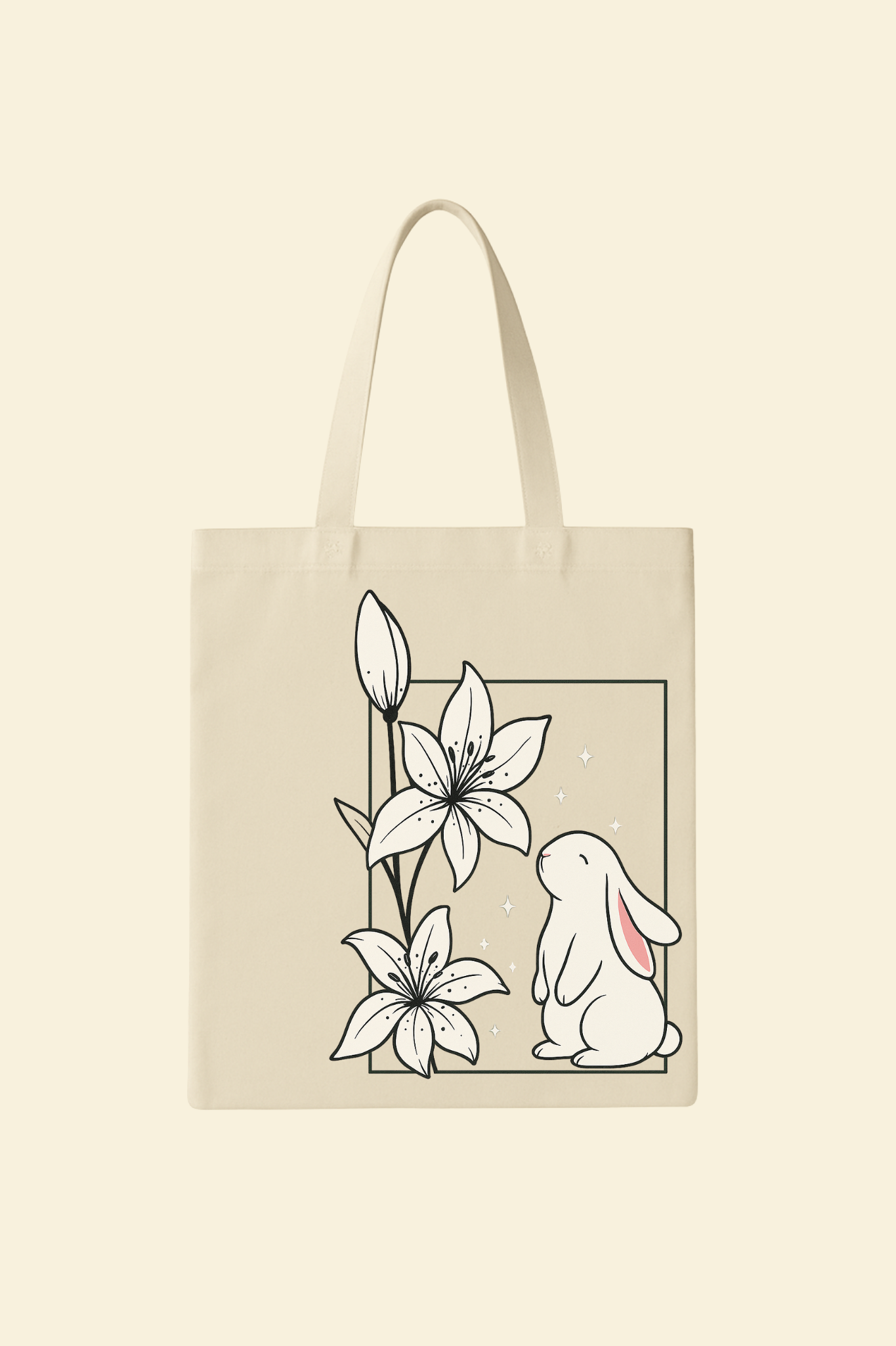 Rabbit Canvas Bag