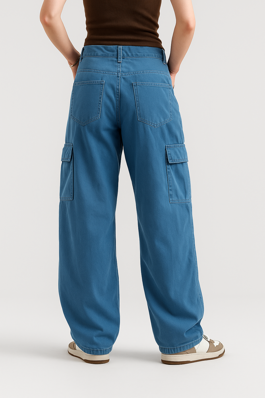 Blue Cargo Jeans