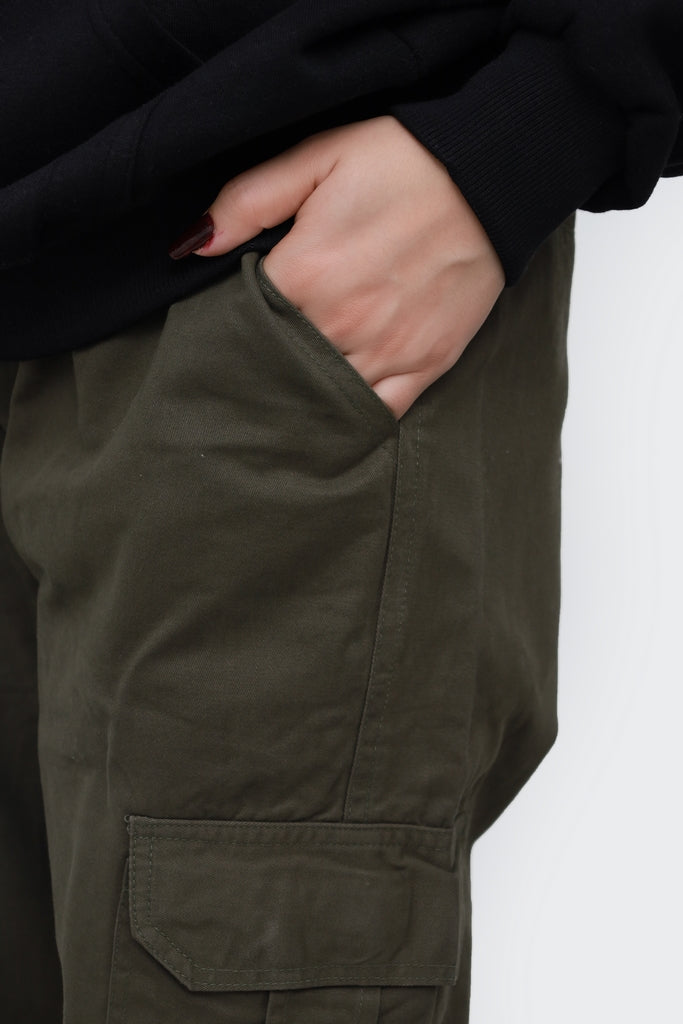 Olive Green Cargo Pants