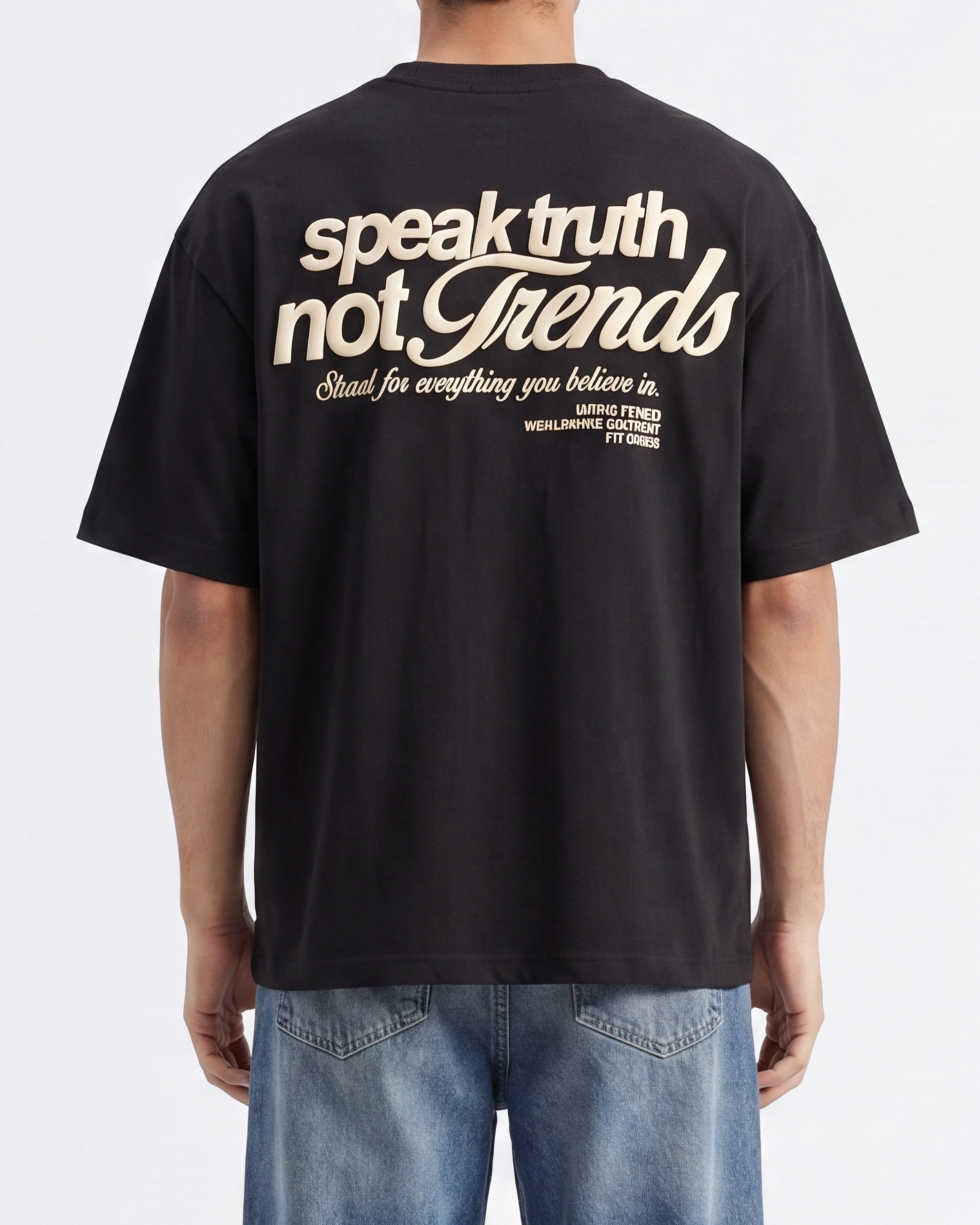 Speak Truth Tee • Puff + Screen Print