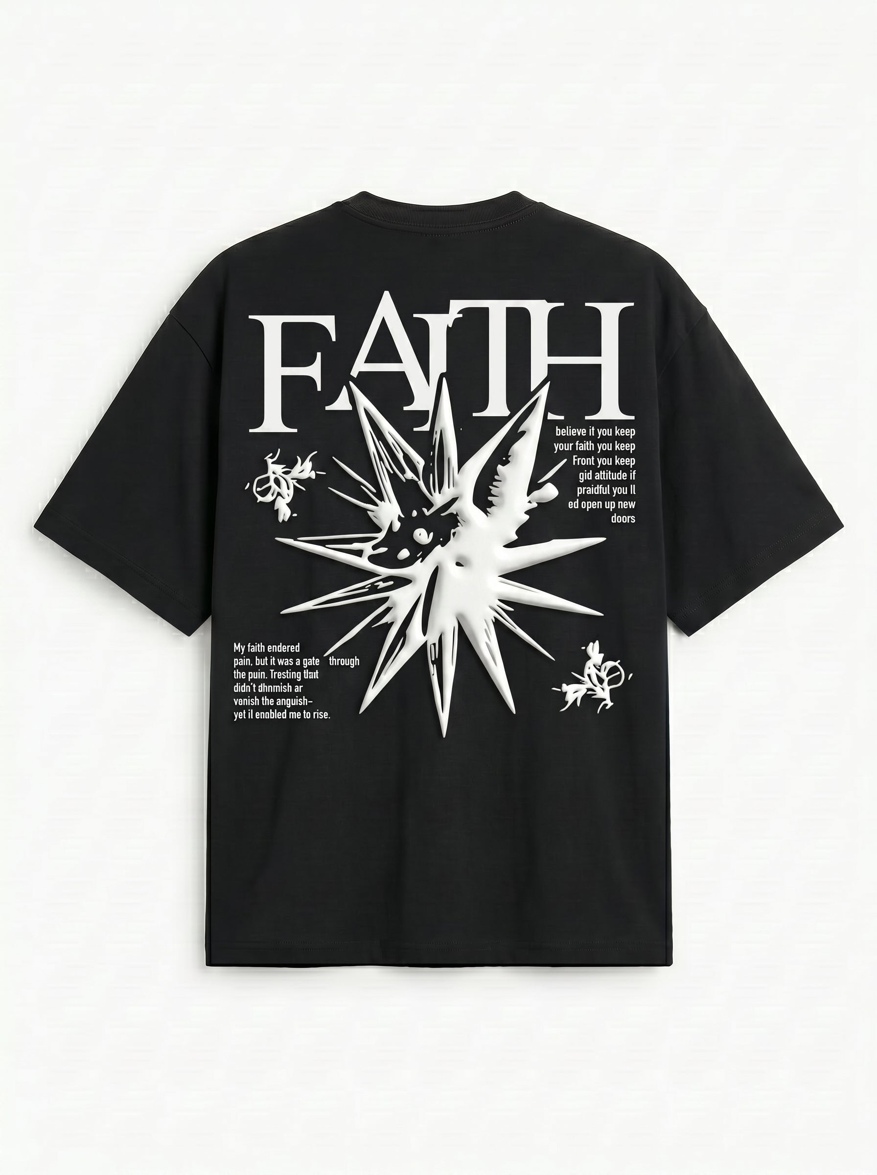 Faith Tee • Puff + Screen Print