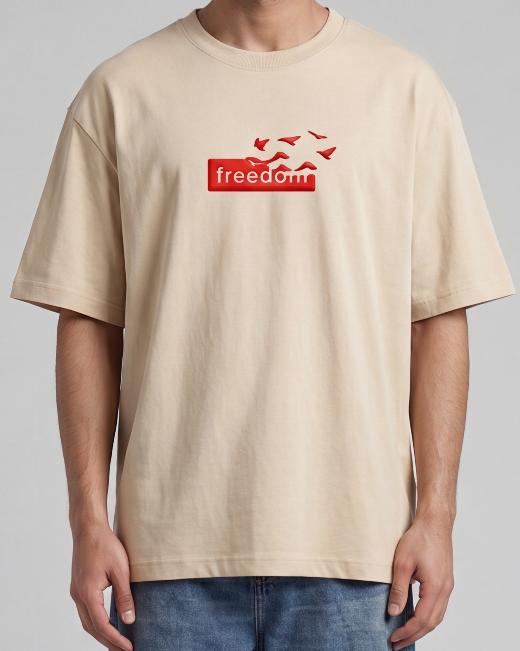 Freedom Tee • Puff + Screen Print
