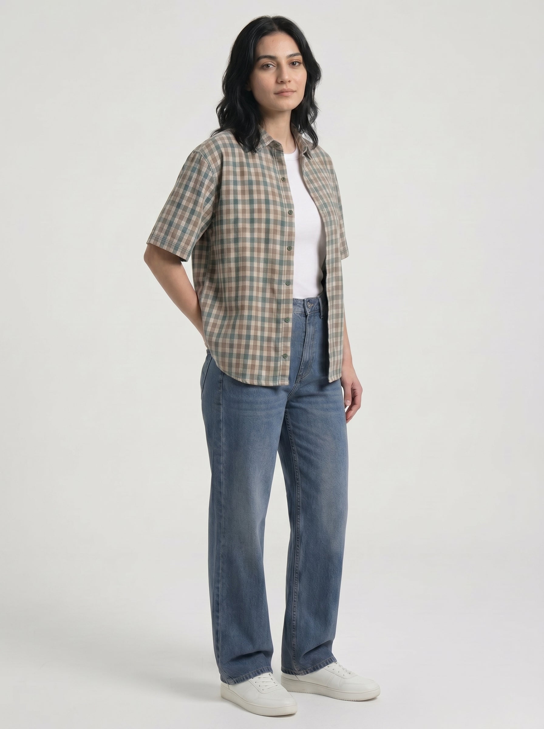 Green Boxy Shirt