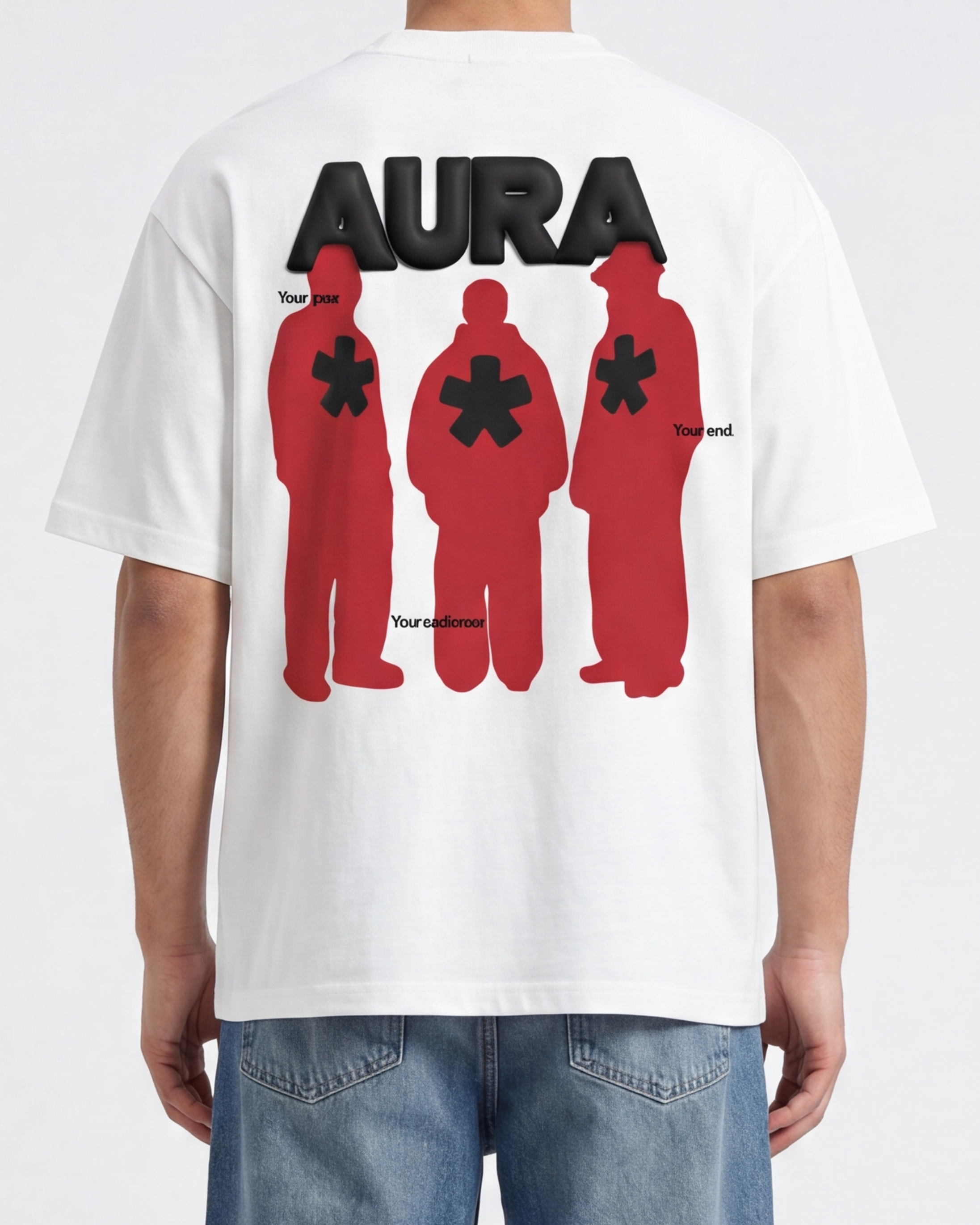 Aura Tee • Puff + Screen Print