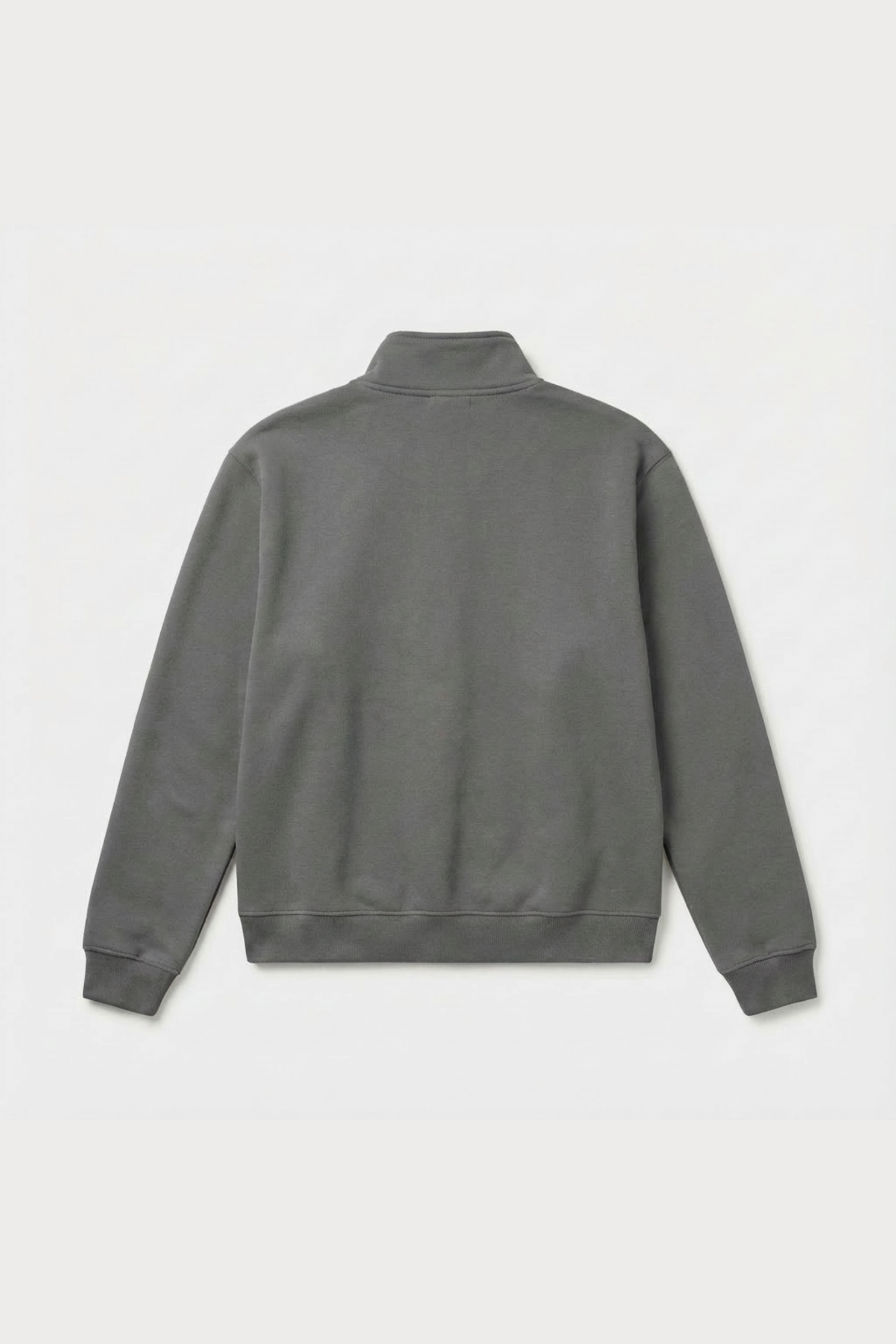 Gray Quarter Zip-Up Sweatshirt