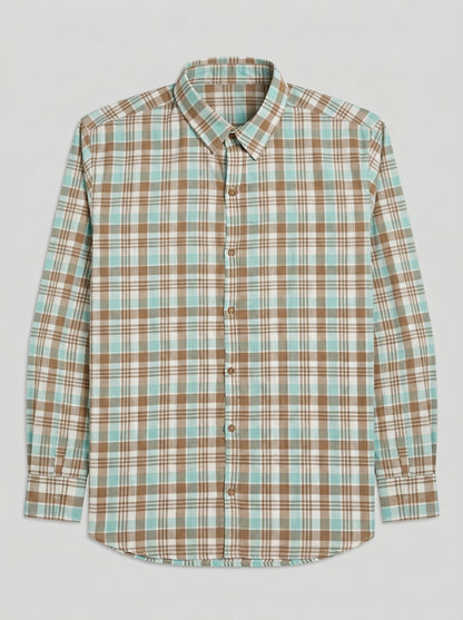 Green-Brown Shirt
