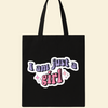 I'm Girl Canvas bag