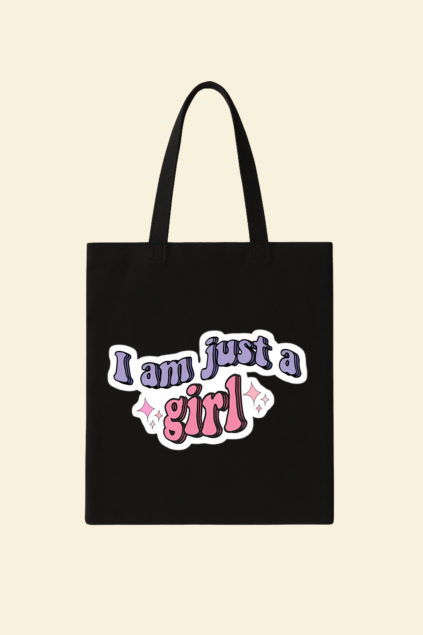 I'm Girl Canvas bag