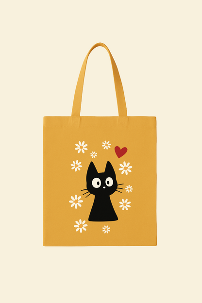 Confused Cat Canvas Bag