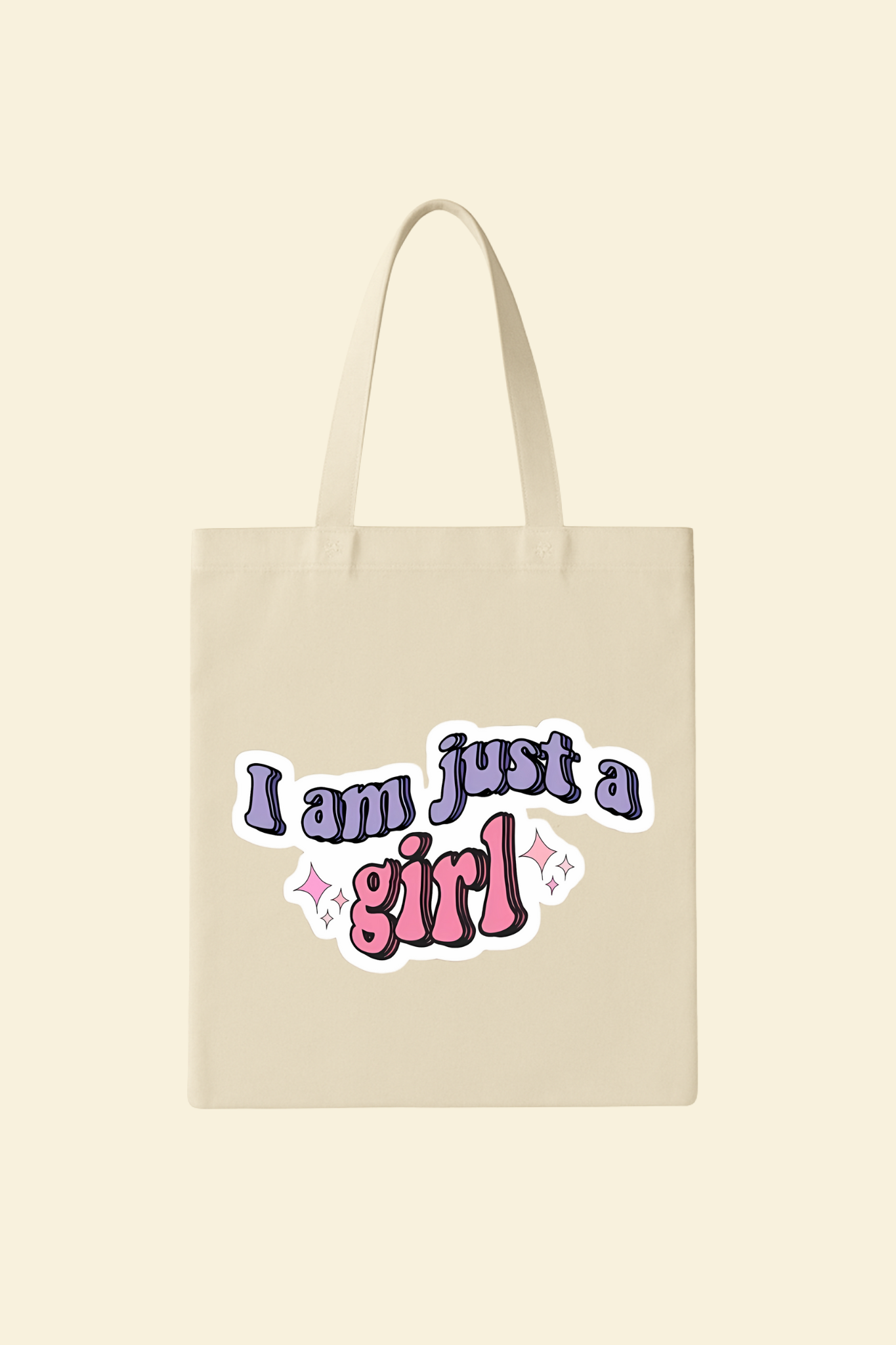 I'm Girl Canvas bag