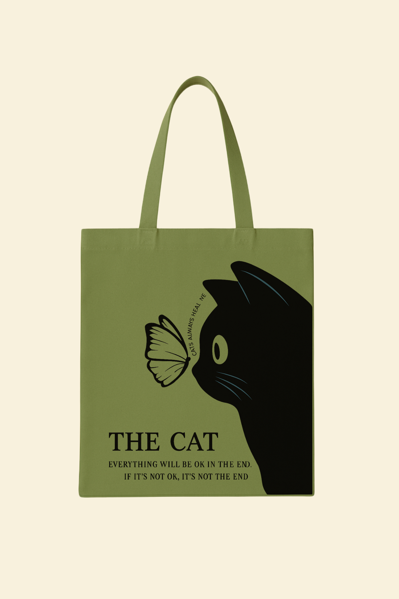 The Cat Canvas Bag