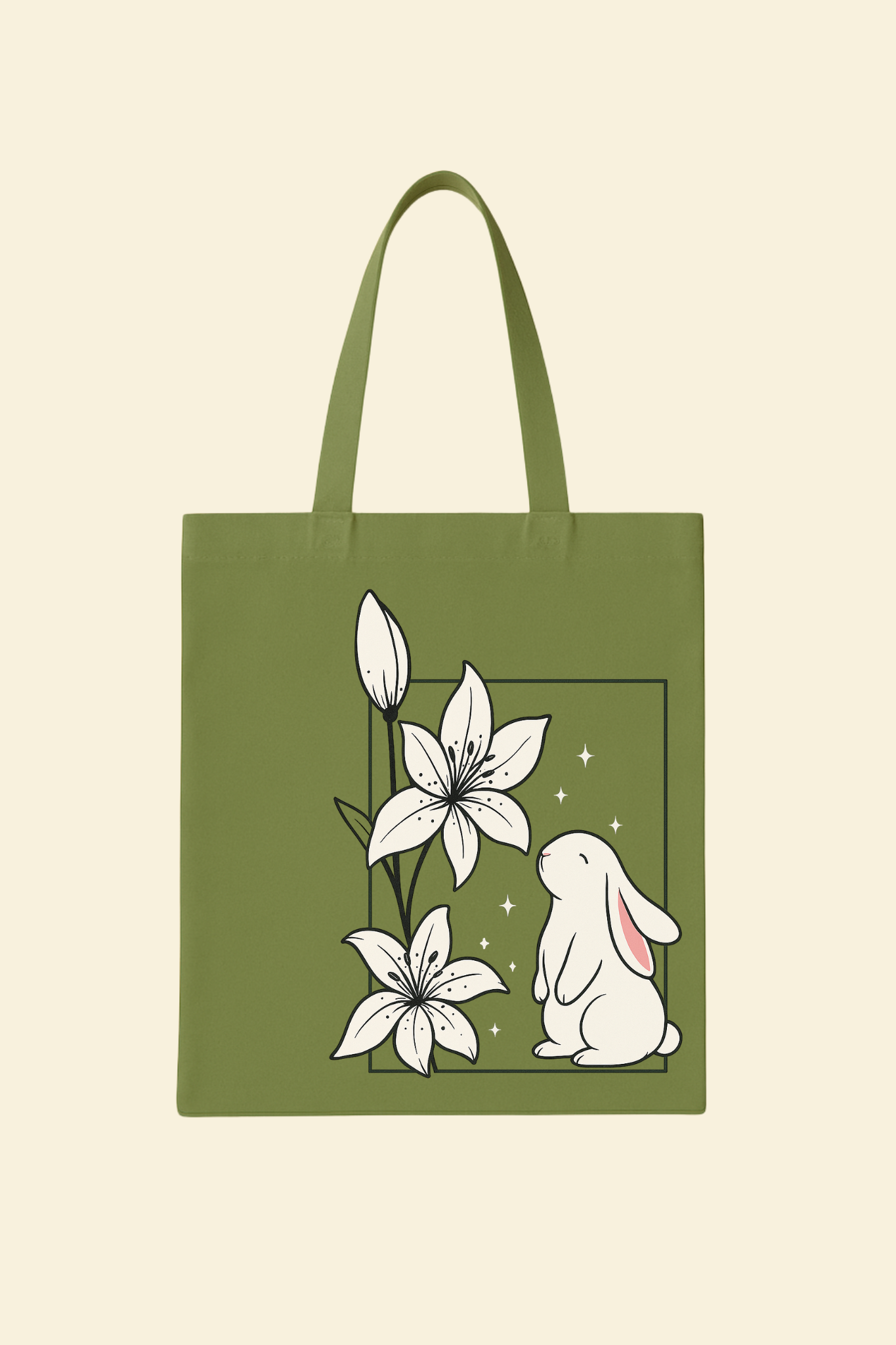 Rabbit Canvas Bag