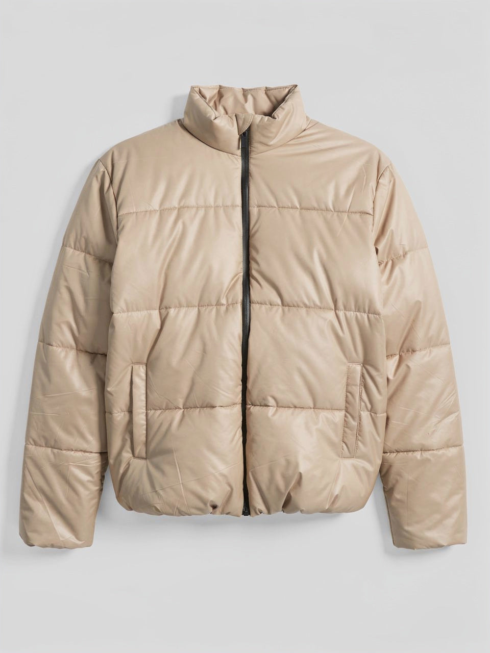 Beige Puffer Jacket