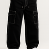 Black Cargo jeans