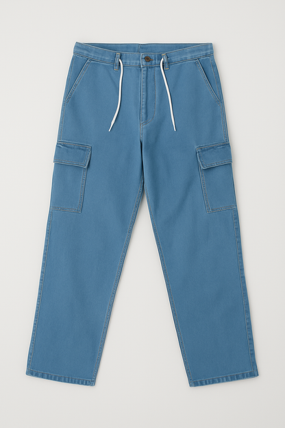 Blue Cargo Jeans