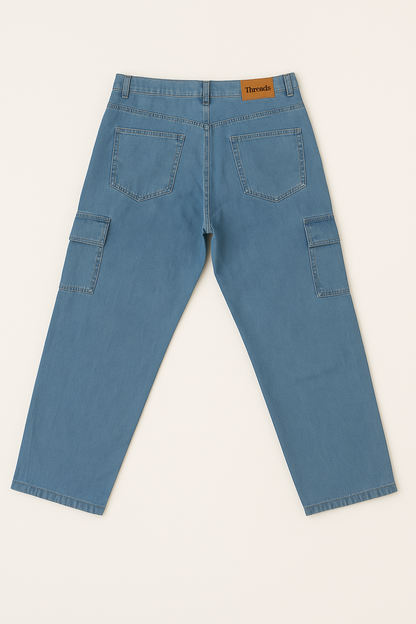 Blue Cargo Jeans