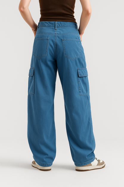 Blue Cargo Jeans