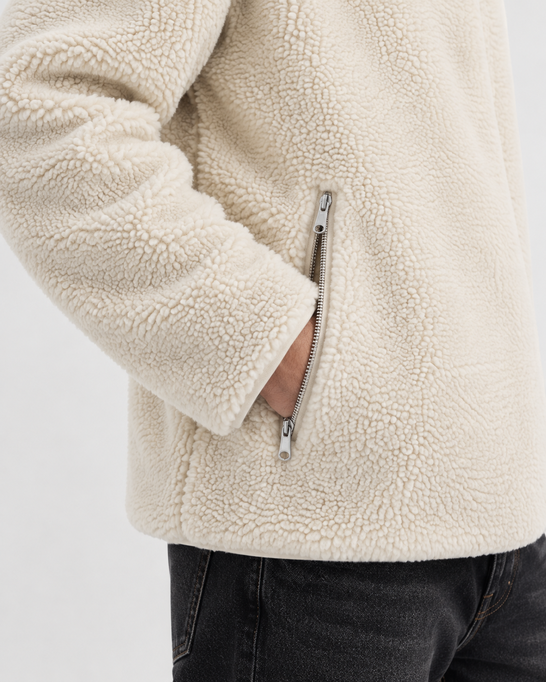 Classic Teddy Fleece Zip Jacket