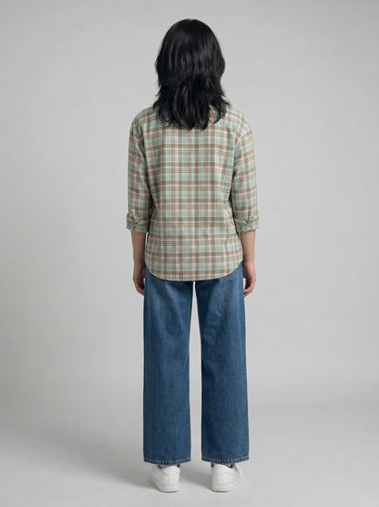 Green-Brown Shirt