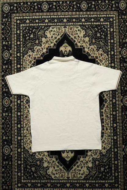 Waffle Knit Oversized Polo