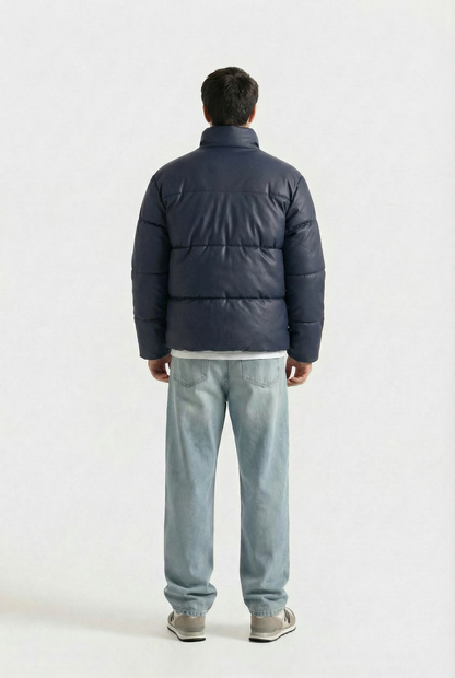 Navy Puffer Jacket