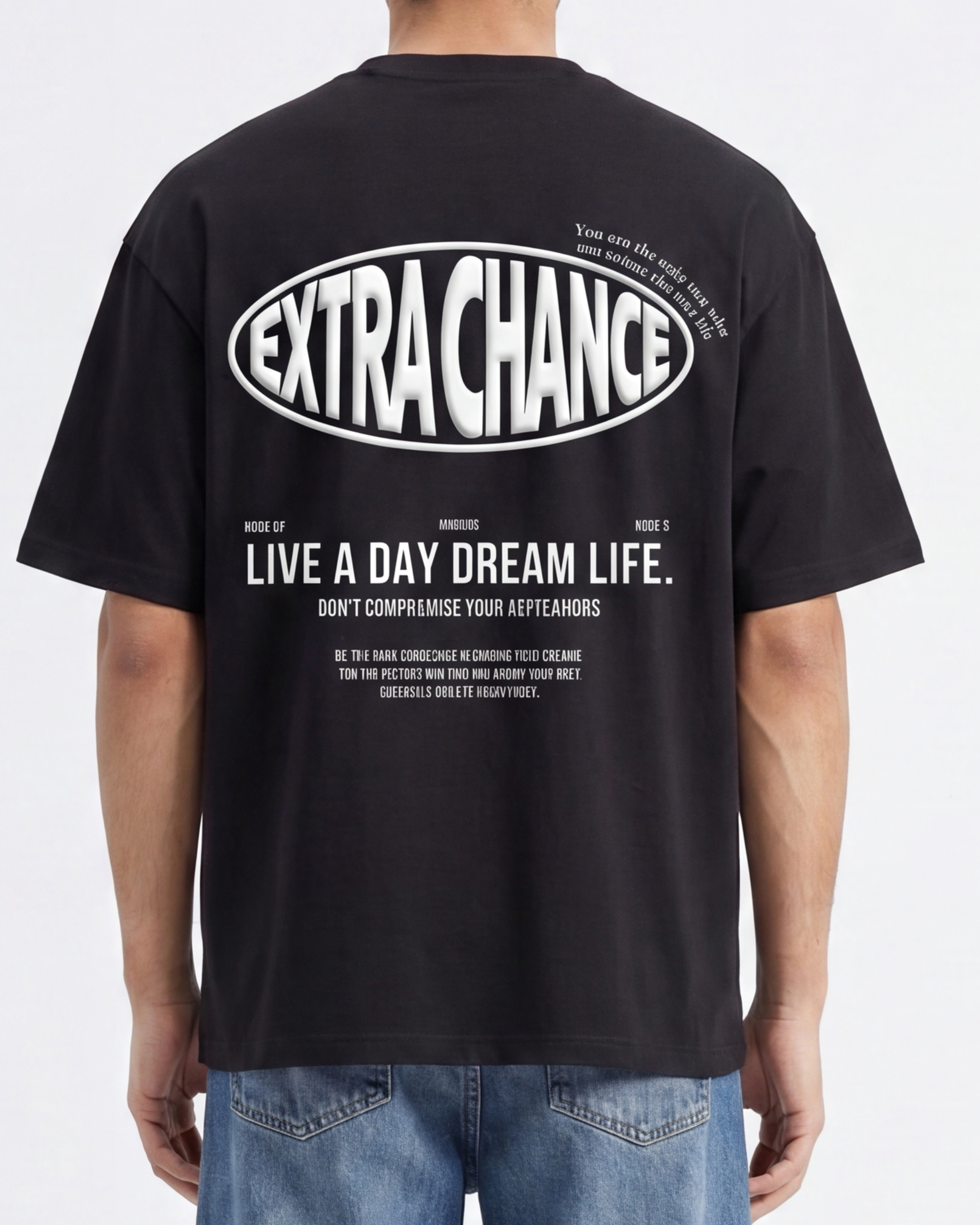 Extra Chance Tee • Puff + Screen Print