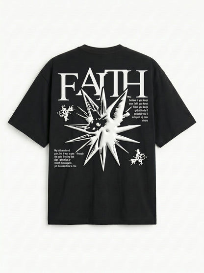 Faith Tee • Puff + Screen Print