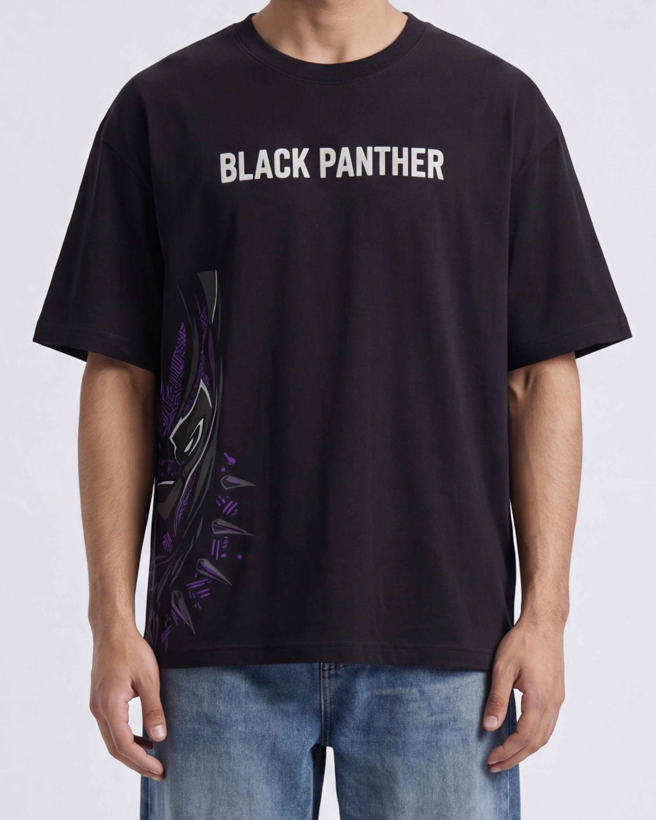 Black Panther Tee • Puff + Screen Print
