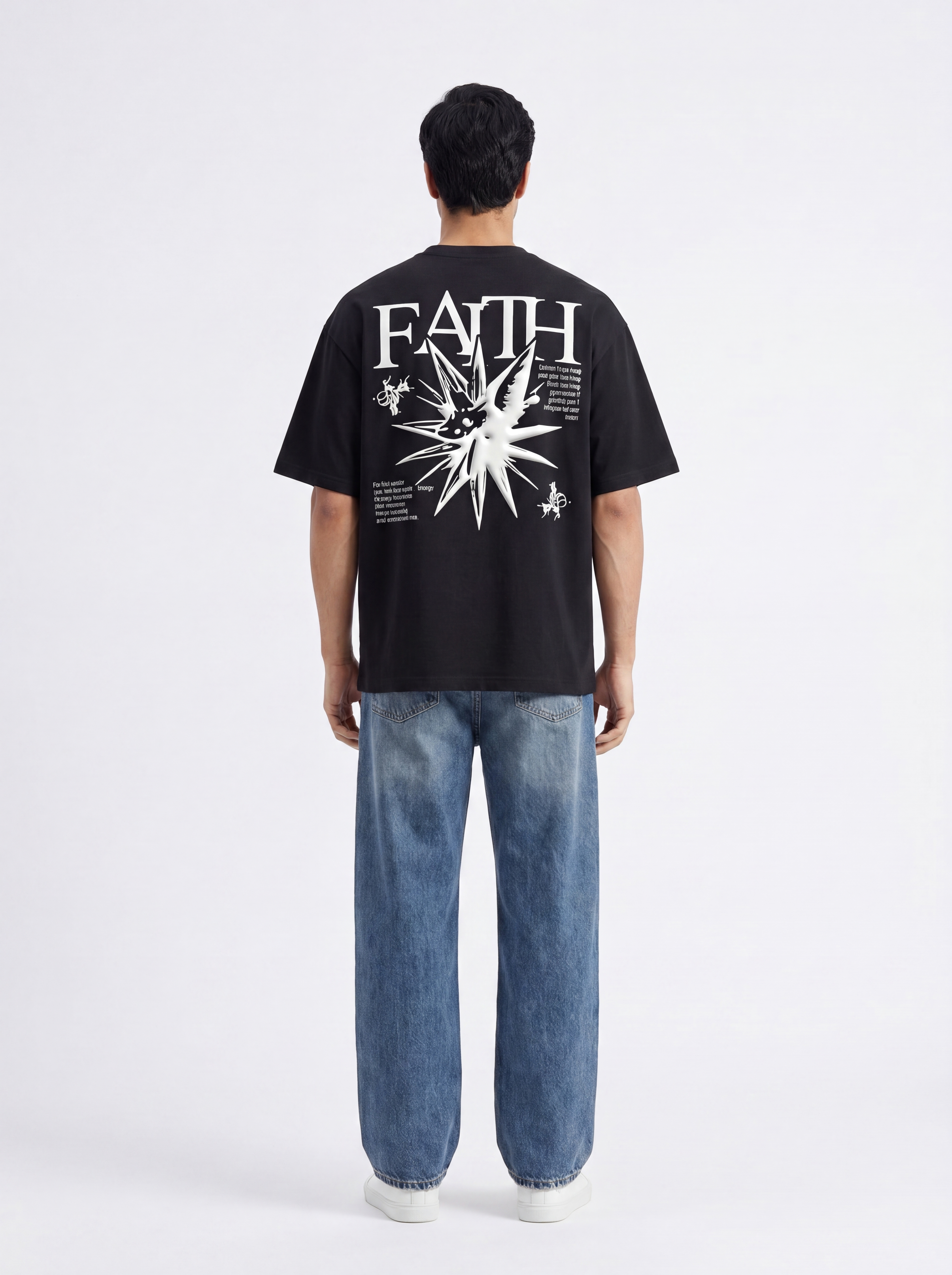 Faith Tee • Puff + Screen Print