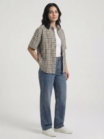 Green Boxy Shirt