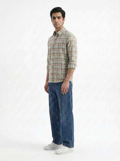 Green-Brown Shirt