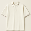 Waffle Knit Oversized Polo