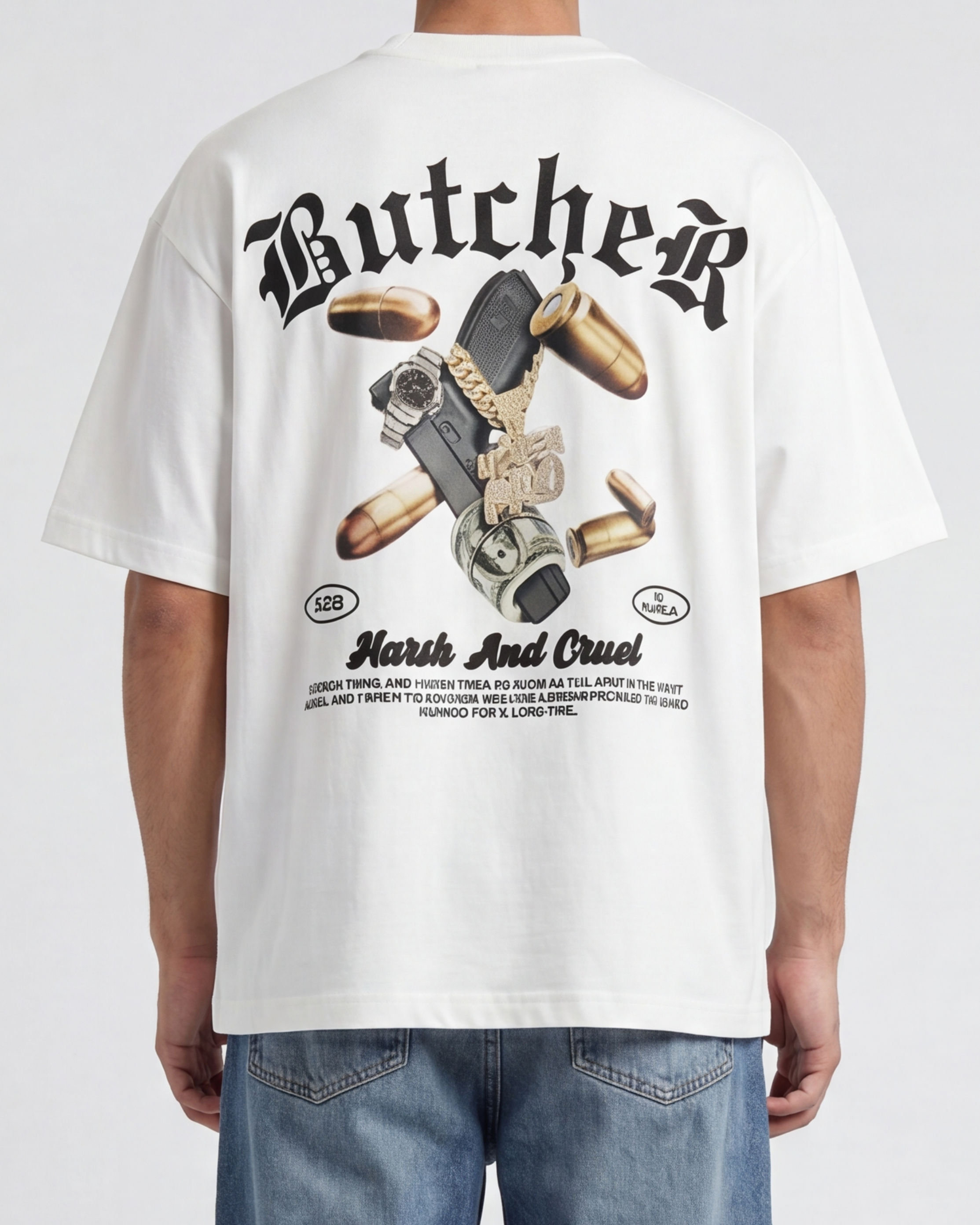 Butcher Tee • Puff + Screen Print